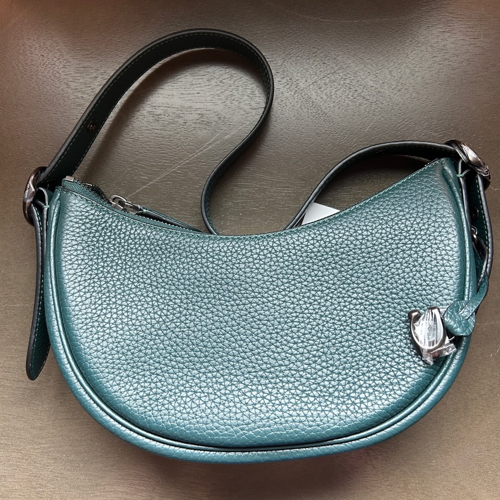 Coach Luna Shoulder Bag in Forest Green